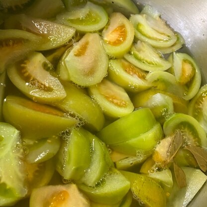 大量に貰った青いトマトの消費にピッタリでした✨

食欲ない時にも、サッパリしてて食べやすかったです！リピ確定です！！